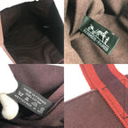 Hermes Handbag Fourre Tout Cabas Cotton Brown — view 8