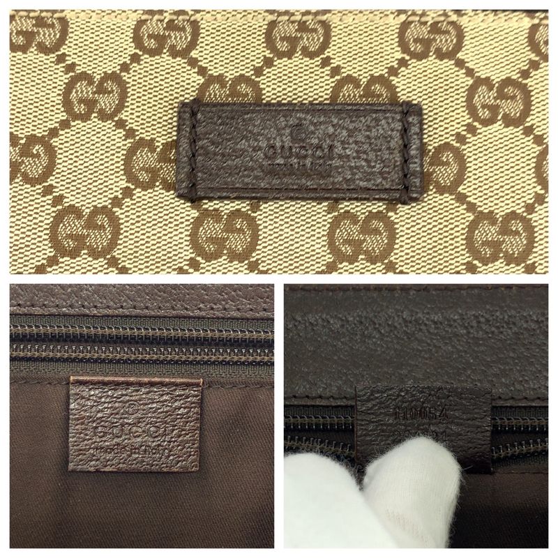 Gucci Beige Brown GG Canvas Shoulder Bag Messenger — view 4