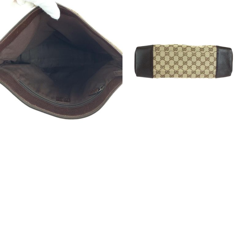 Gucci Beige Brown GG Canvas Shoulder Bag Messenger — view 9