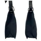 Gucci Black Silver Hardware GG Canvas Leather Shoulder Bag Messenger — view 6