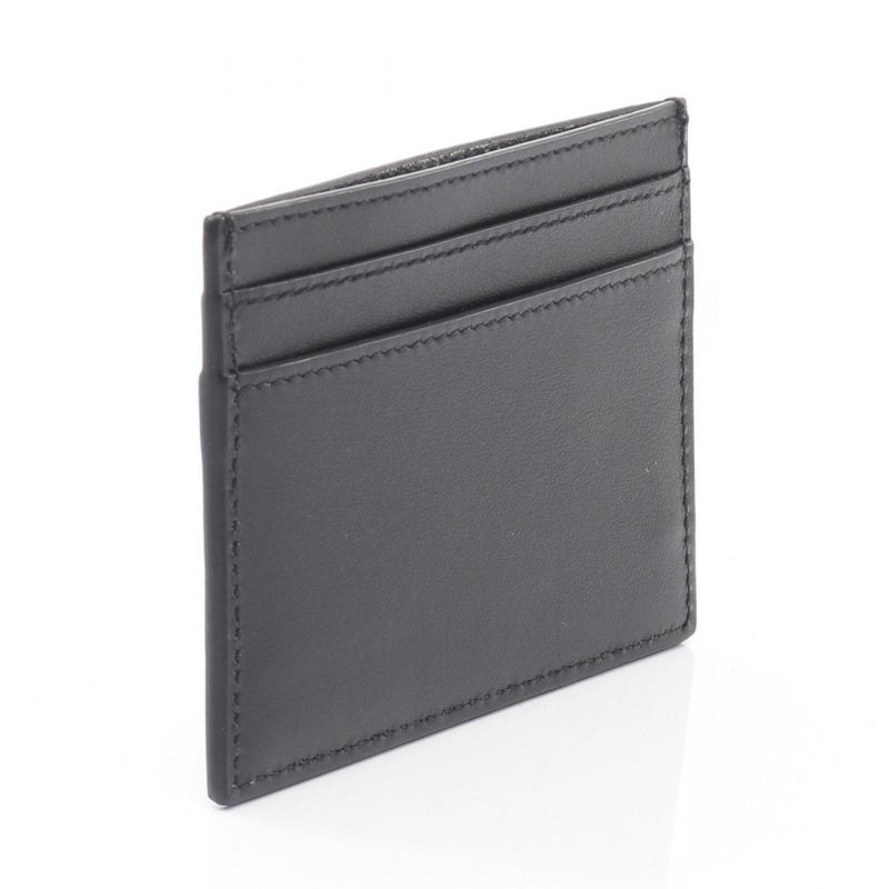Saint Laurent Paris Card Case Black Leather — view 3