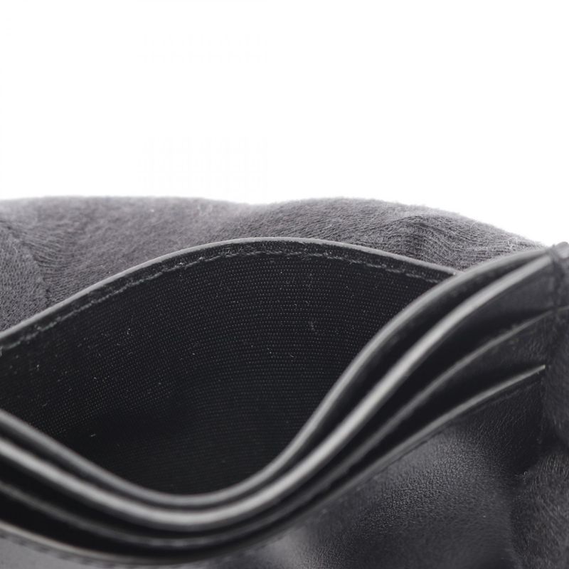 Saint Laurent Paris Card Case Black Leather — view 8