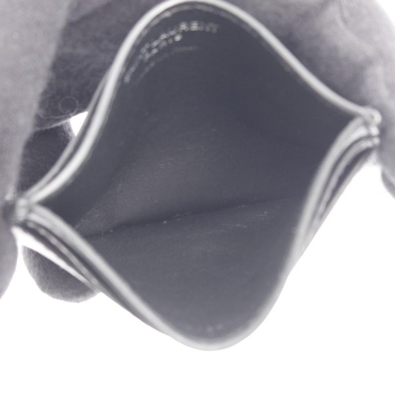 Saint Laurent Paris Card Case Black Leather — view 4