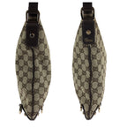 Gucci Abby Brown Gold Hardware GG Canvas Shoulder Bag Pochette — view 8