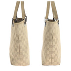Gucci Beige Brown Silver Hardware GG Canvas Leather 31244 Tote Bag — view 8