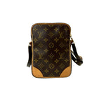 Louis Vuitton Vintage Amazon Monogram Leather Mini Shoulder Bag Pochette Brown — view 4
