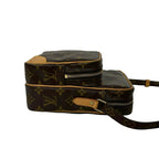Louis Vuitton Vintage Amazon Monogram Leather Mini Shoulder Bag Pochette Brown — view 7