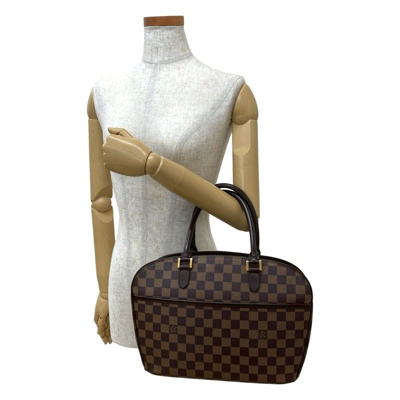 Louis Vuitton Vintage Thalia Oriental Damier Leather Handbag Mini Boston Bag