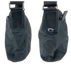 Prada Tessuto Triangle Logo Plate Black Silver Hardware Nylon Shoulder Bag — view 7