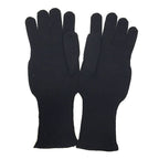 Bottega Veneta Knit Gloves Wool Black Size M Aq5465 — view 2
