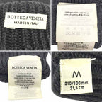 Bottega Veneta Knit Gloves Wool Gray Size M Aq5466 — view 3