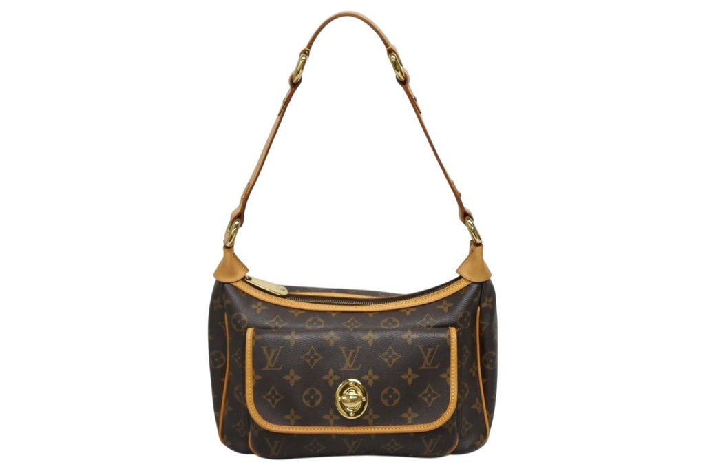 Louis Vuitton Monogram Tikal PM Bag Brown Logo Gold