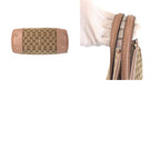 Gucci Mayfair Beige Pink GG Canvas Leather Tote Bag — view 9