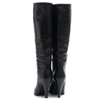 Gucci/ Long Boots Shoes Women Leather Black Plain Toe Sole — view 4