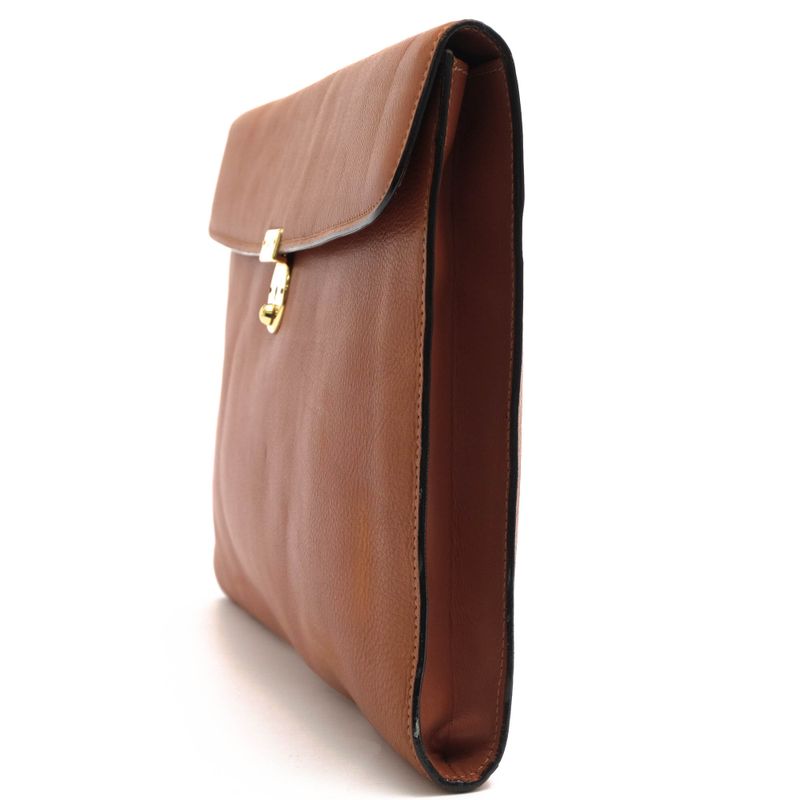 Gucci Bag Second Clutch Men Leather Brown — view 4