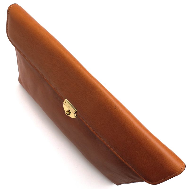 Gucci Bag Second Clutch Men Leather Brown — view 5