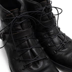 Gucci Work Boots Shoes Men Leather Black Stivaletto Suo Gomma — view 5