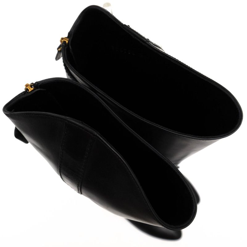Gucci Long Boots Shoes Women Leather Black Elizabeth High Heel — view 6