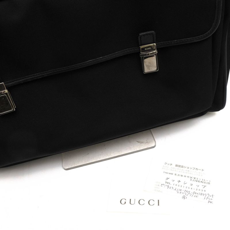 Gucci Bags Briefcase Business Bag Men Nylon Leather — view 9