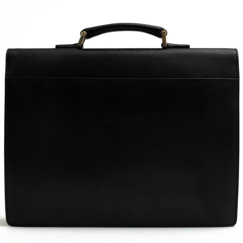 Gucci Bags Briefcase Business Bag Men Leather Black 34044 — view 2