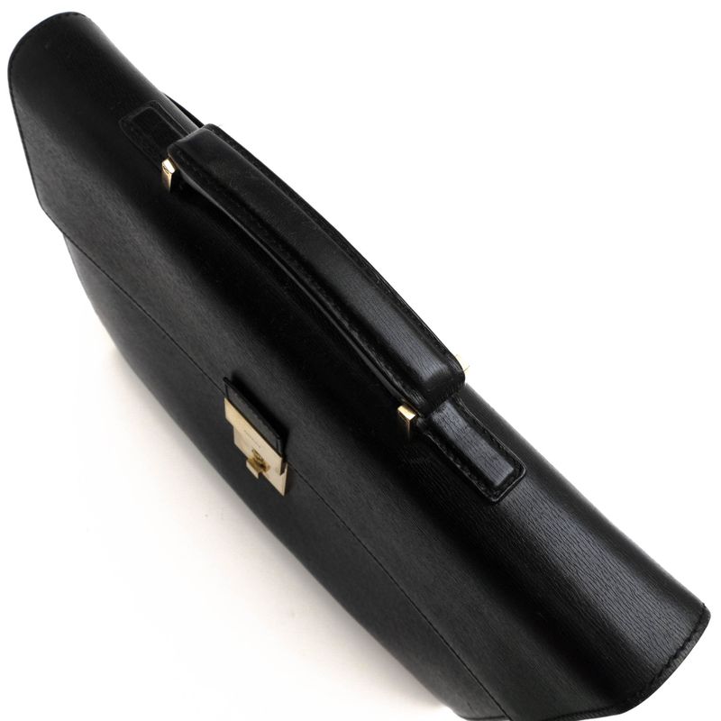 Gucci Bags Briefcase Business Bag Men Leather Black 34044 — view 5