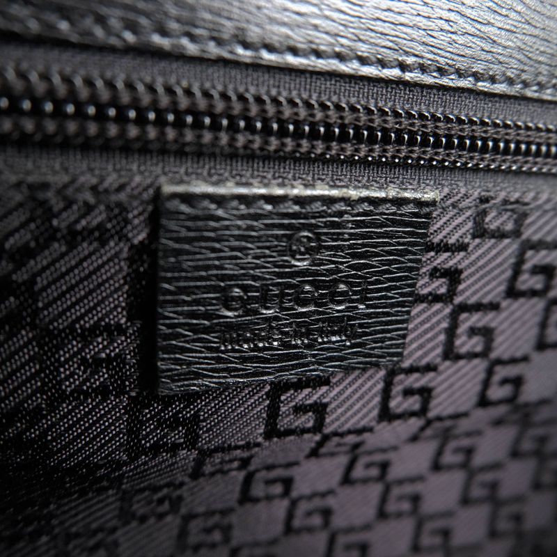 Gucci Bags Briefcase Business Bag Men Leather Black 34044 — view 9