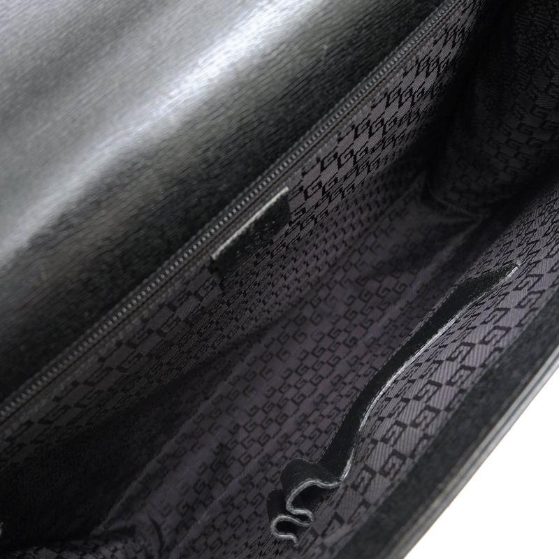 Gucci Bags Briefcase Business Bag Men Leather Black 34044 — view 8