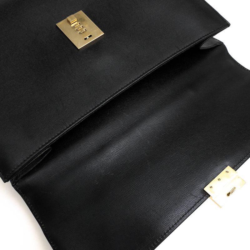 Gucci Bags Briefcase Business Bag Men Leather Black 34044 — view 7