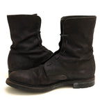 Prada Work Boots Shoes Men Suede Leather Black 2197 Plain Toe — view 3