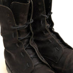 Prada Work Boots Shoes Men Suede Leather Black 2197 Plain Toe — view 5