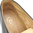 Chanel Booties Short Boots Shoes Women Leather Black Coco Mark — view 8