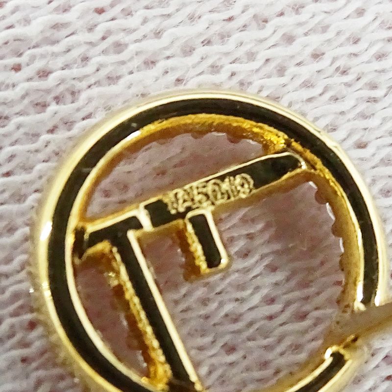 Fendi Earrings Fs Rhinestone Gold Accessory for Both Ears — view 8