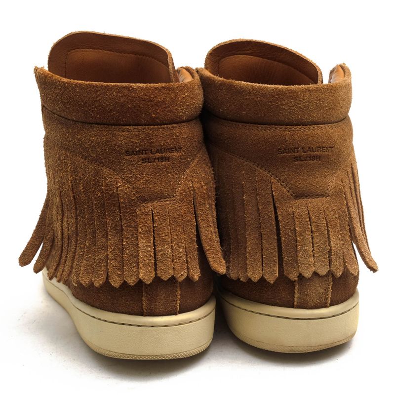 Yves Saint Laurent Shoes Sneakers High Cut Men Suede — view 4