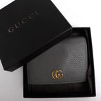 Gucci Wallet Women Leather Gray Card Case — view 9