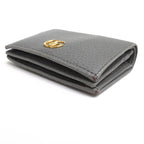 Gucci Wallet Women Leather Gray Card Case — view 3