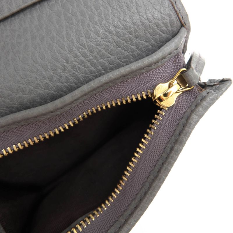 Gucci Wallet Women Leather Gray Card Case — view 8