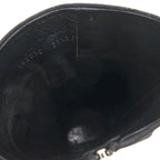 Gucci Long Boots Shoes Women Suede Leather Black Belt Design — view 8