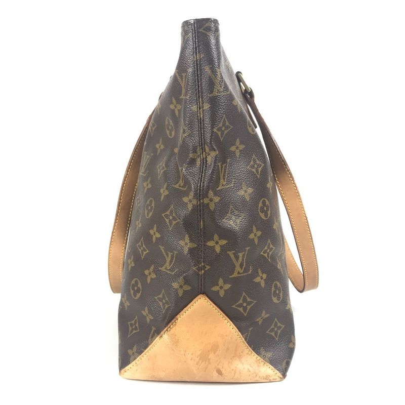 Louis Vuitton Shoulder Bag Cabas Mezzo Monogram Canvas Brown — view 3