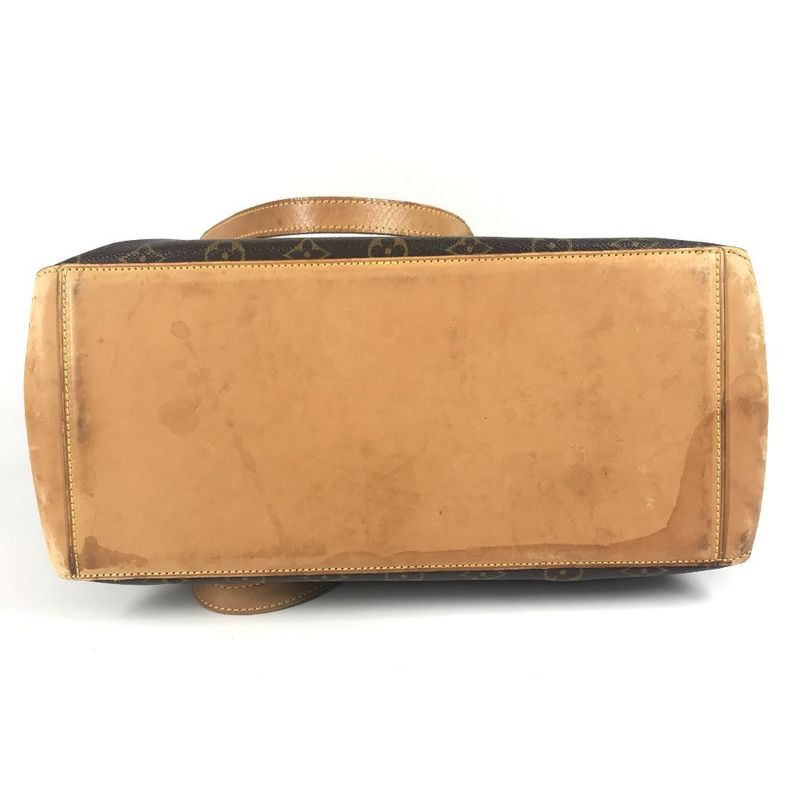 Louis Vuitton Shoulder Bag Cabas Mezzo Monogram Canvas Brown — view 5