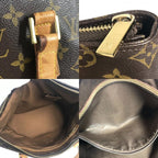 Louis Vuitton Shoulder Bag Cabas Mezzo Monogram Canvas Brown — view 8