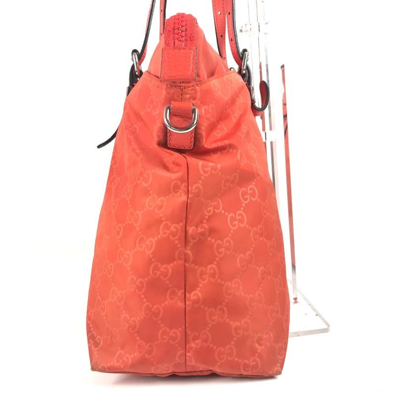 Gucci Shoulder Bag Nylon Orange — view 4