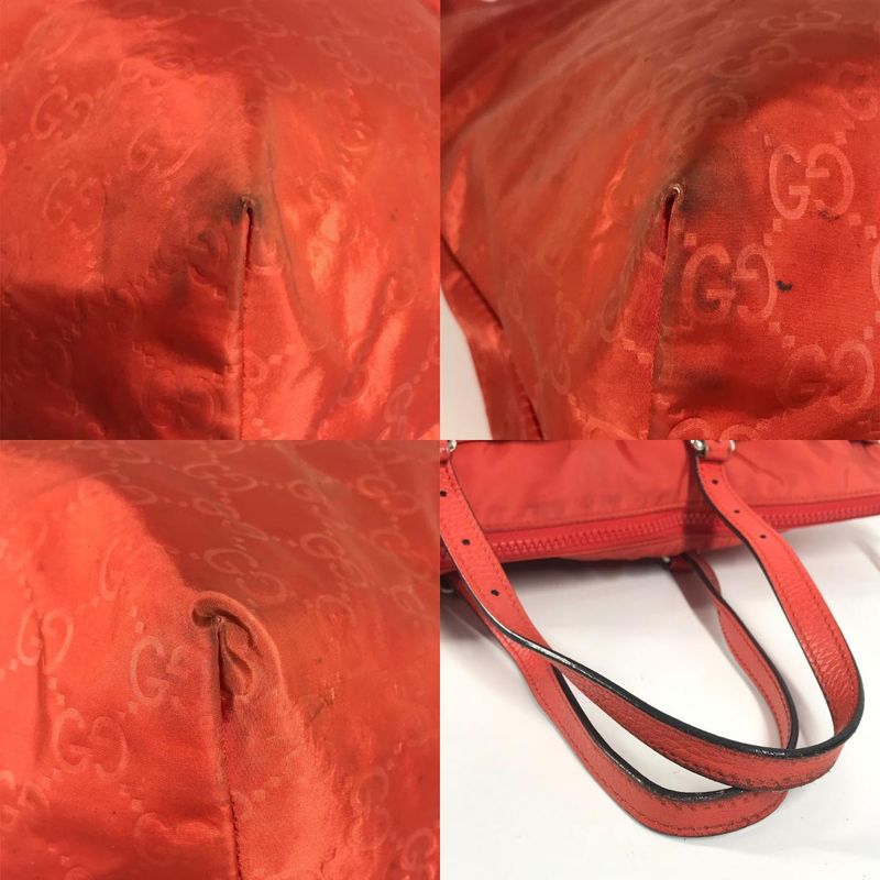 Gucci Shoulder Bag Nylon Orange — view 7
