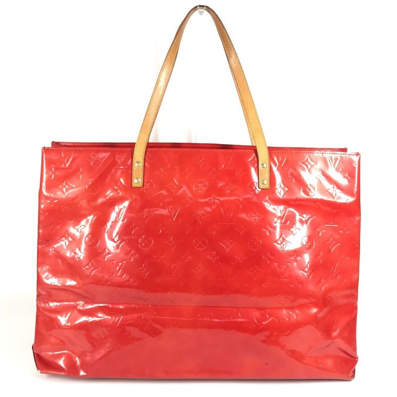Louis Vuitton Shoulder Bag Reed GM Monogram Vernis Canvas Rouge Red — view 2
