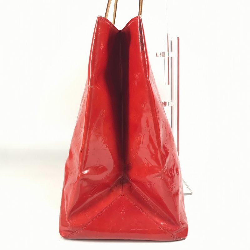 Louis Vuitton Shoulder Bag Reed GM Monogram Vernis Canvas Rouge Red — view 4