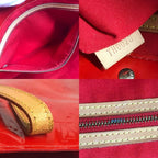 Louis Vuitton Shoulder Bag Reed GM Monogram Vernis Canvas Rouge Red — view 9