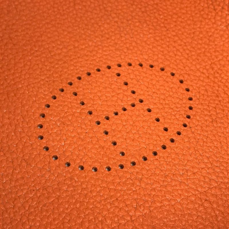 Hermes Small Bag Vidpoche Taurillon Clemence Orange — view 7