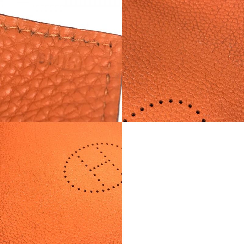 Hermes Small Bag Vidpoche Taurillon Clemence Orange — view 9