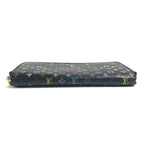 Louis Vuitton Long Zippy Wallet Monogram Multicolor Canvas Noir Black — view 5