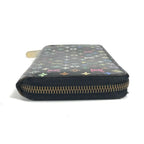 Louis Vuitton Long Zippy Wallet Monogram Multicolor Canvas Noir Black — view 4