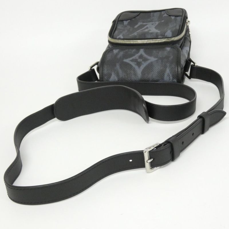Louis Vuitton Monogram Pastel Noir Black Amazon Messenger Shoulder Bag — view 6